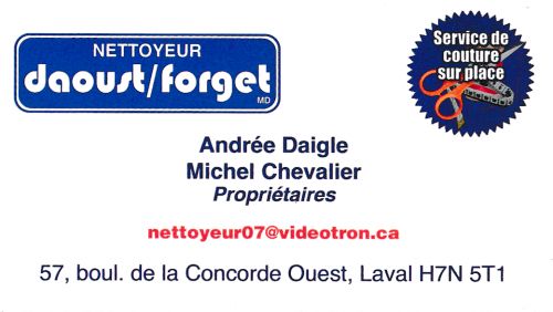 Nettoyeur Daoust |Forget